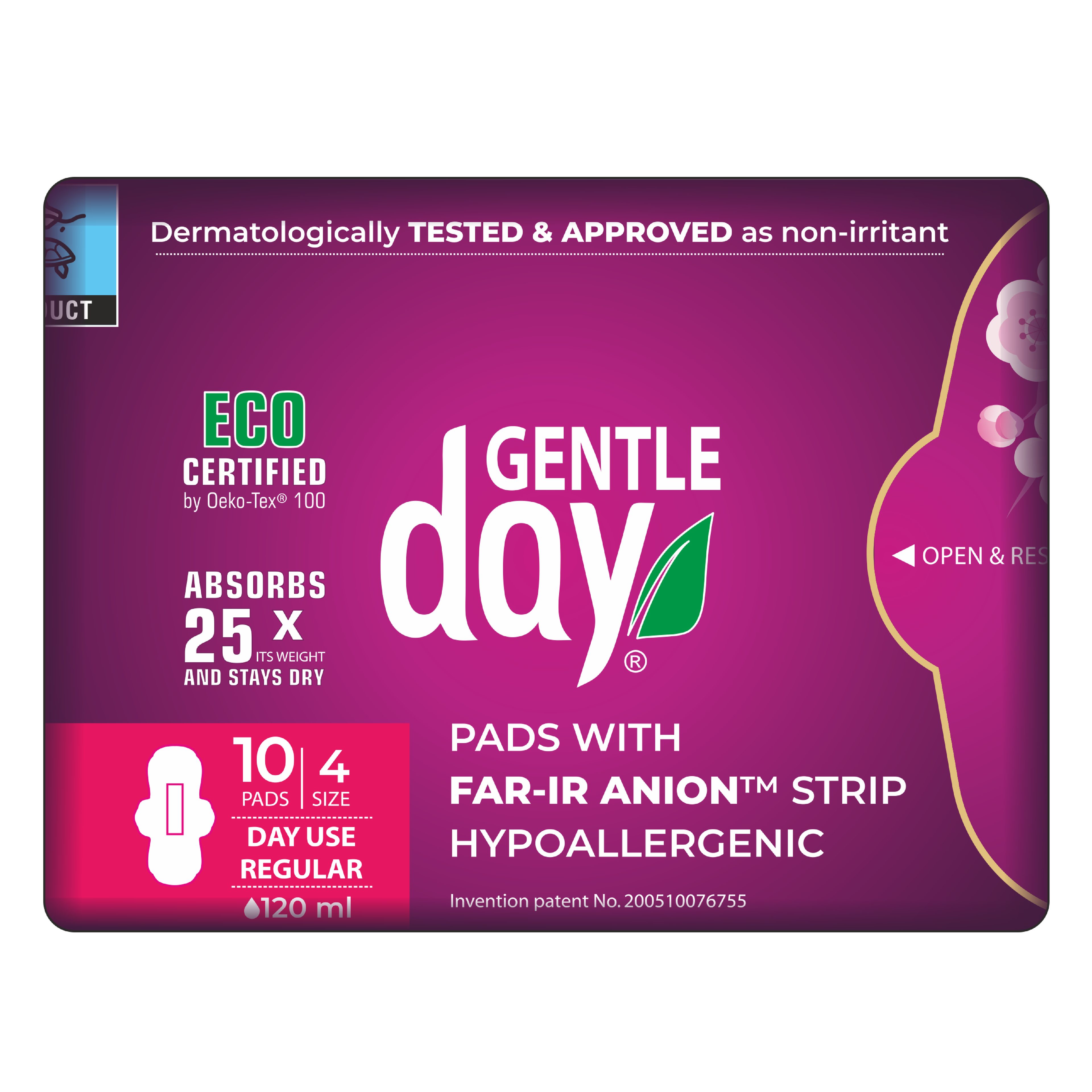 Organic Regular Flow Pads (10 pcs) -  Non-toxic